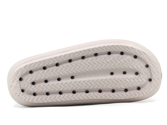 Sonimix Zenne EZ0095.02 Çift Altın Toka Yüksek Kutulu (CEOX) Lux Eva Terlik Kum - 3