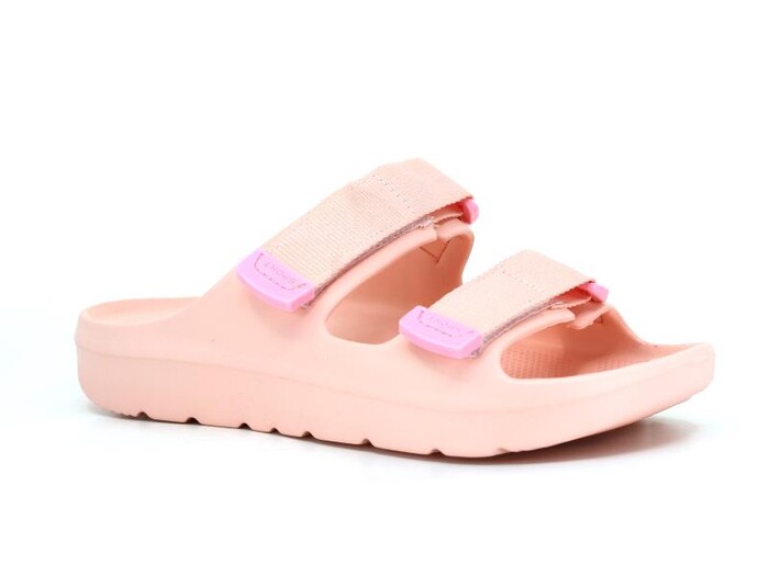 Sonimix Zenne EZ0115.01 Çift Toka Cırtlı Lux Eva Terlik Pudra - Sonimix