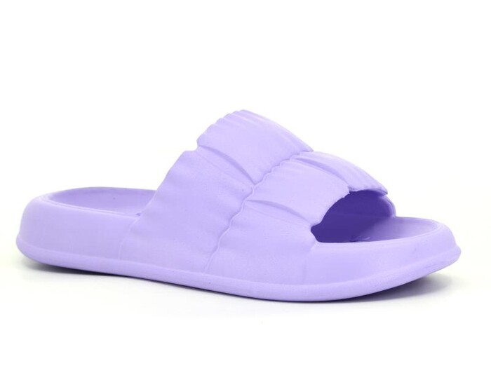 Sonimix Zenne EZ0117.01 Büzgülü Lux Eva Terlik Lila - Sonimix