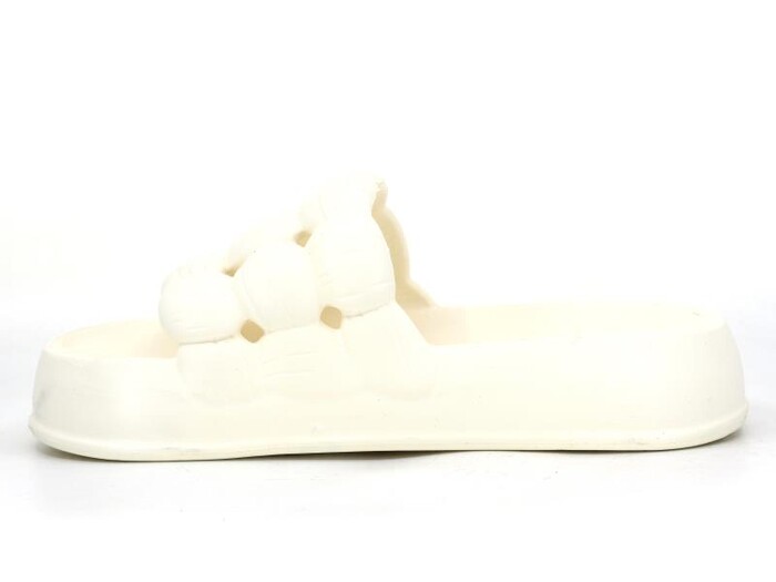 Sonimix Zenne EZ0127.01 Örgülü Yüksek Lux Eva Terlik Krem - Sonimix (1)