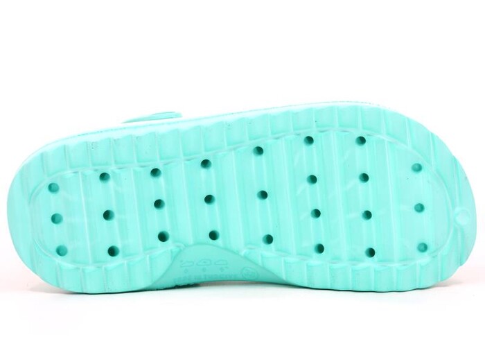 Sonimix Zenne EZ0129.01 Yüksek Taşlı Eva Cross Terlik Su Yeşili - 4