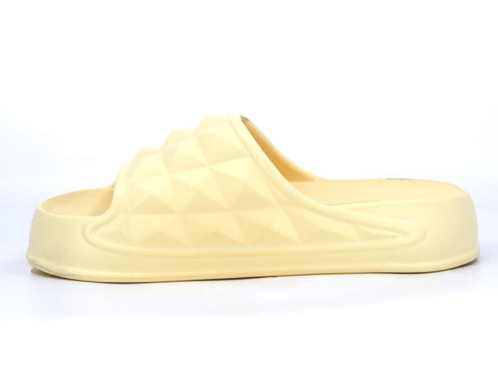 Sonimix Zenne EZ0134.01 Piramit Yüksek Lux Eva Terlik Soft Sarı - Sonimix (1)