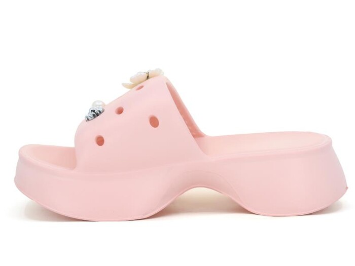 Sonimix Zenne EZ0156.01 Yüksek Zincirli Lux Eva Terlik Pudra - Sonimix (1)