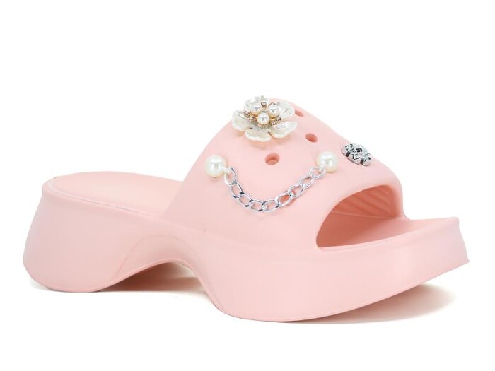 Sonimix Zenne EZ0156.01 Yüksek Zincirli Lux Eva Terlik Pudra 