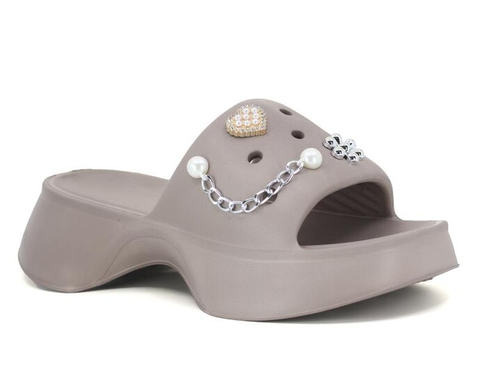 Sonimix Zenne EZ0156.01 Yüksek Zincirli Lux Eva Terlik Vizon 