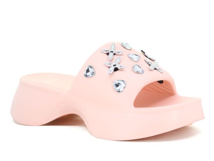 Sonimix Zenne EZ0156.02 Yüksek Kristal Lux Eva Terlik Pudra - Sonimix