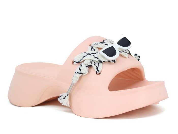 Sonimix Zenne EZ0156.03 Yüksek Gözlüklü Lux Eva Terlik Pudra - Sonimix