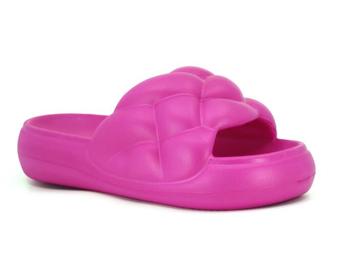 Sonimix Zenne EZ0157.01 Örgülü Lux Eva Terlik Fuşya - 1