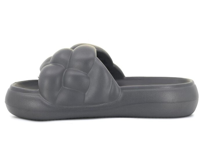 Sonimix Zenne EZ0157.01 Örgülü Lux Eva Terlik Koyu Gri - Sonimix (1)