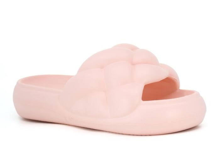 Sonimix Zenne EZ0157.01 Örgülü Lux Eva Terlik Pudra - Sonimix