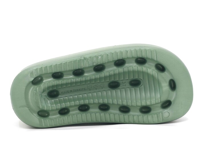 Sonimix Zenne EZ0159.02 Kristal Taşlı Yüksek Lux Eva Terlik Çağla Yeşili - 3