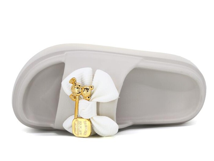 Sonimix Zenne EZ0159.02 Kristal Taşlı Yüksek Lux Eva Terlik Kum - 2