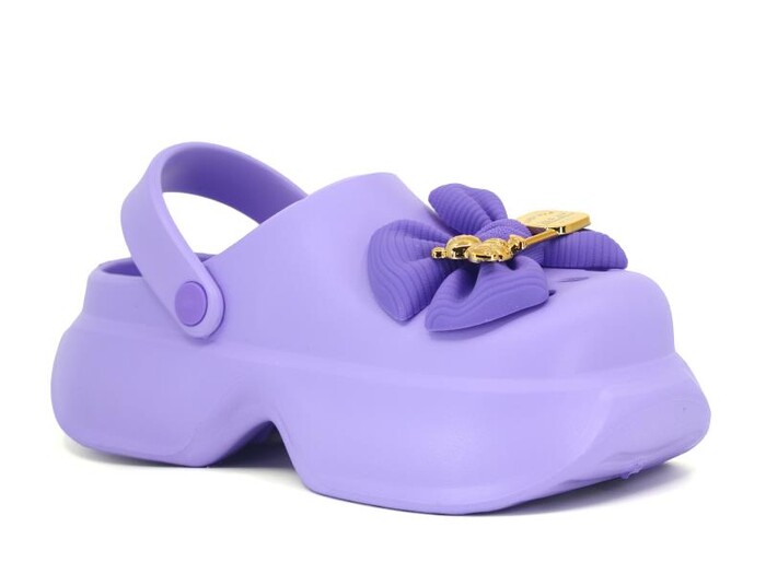 Sonimix Zenne EZ0162.10 Papyonlu Kapalı Eva Cross Terlik Lila - 1