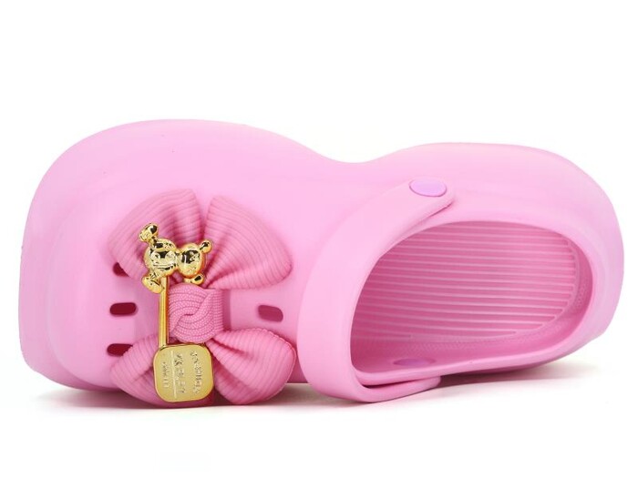 Sonimix Zenne EZ0162.10 Papyonlu Kapalı Eva Cross Terlik Pembe - 2