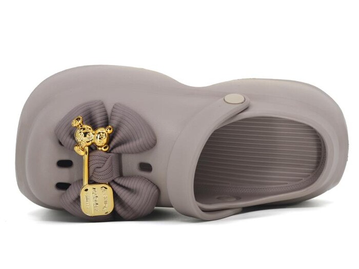 Sonimix Zenne EZ0162.10 Papyonlu Kapalı Eva Cross Terlik Vizon - 2