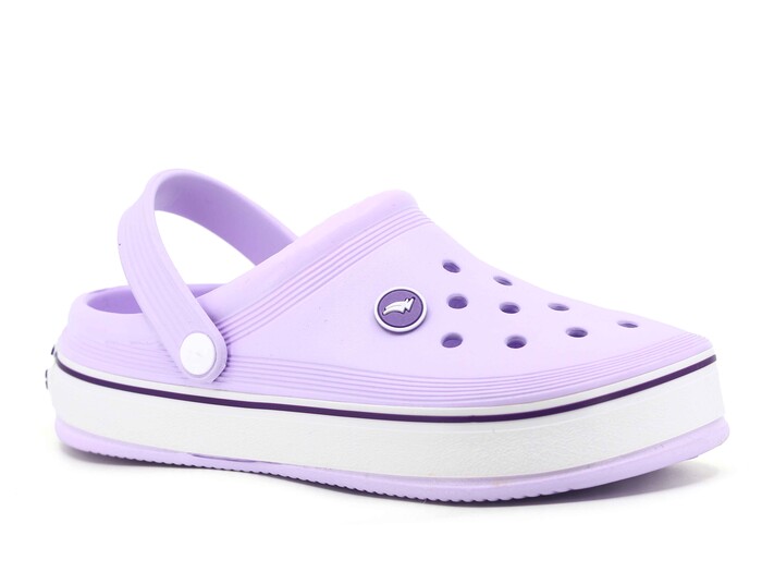 Sonimix Zenne EZ0168.01 Yeni Sargılı Eva Cross Terlik Lila - Beyaz - Mor - 1