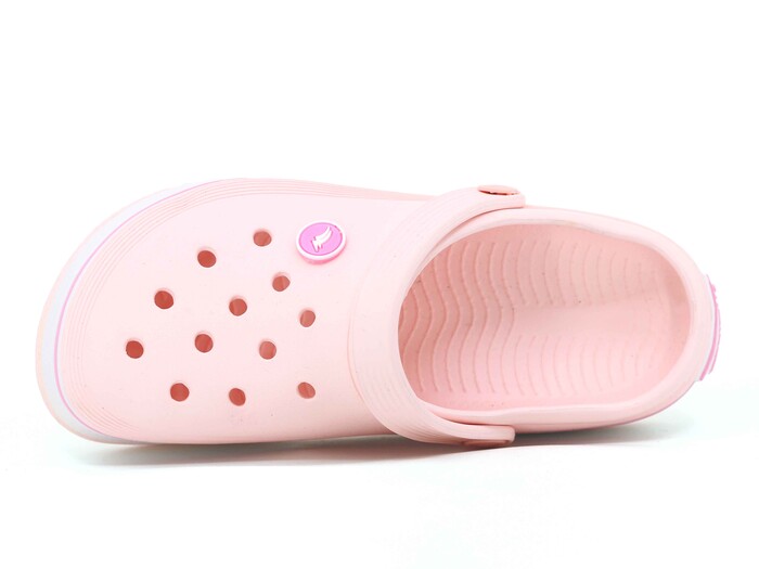 Sonimix Zenne EZ0168.01 Yeni Sargılı Eva Cross Terlik Pudra - Beyaz - Pembe - Sonimix (1)