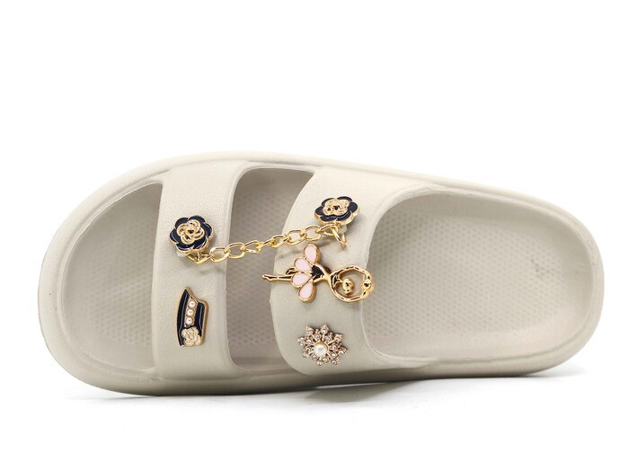 Sonimix Zenne EZ0170.01 Eva Çift Bantlı Taşlı Terlik Lux Eva Terlik Taş - Sonimix (1)