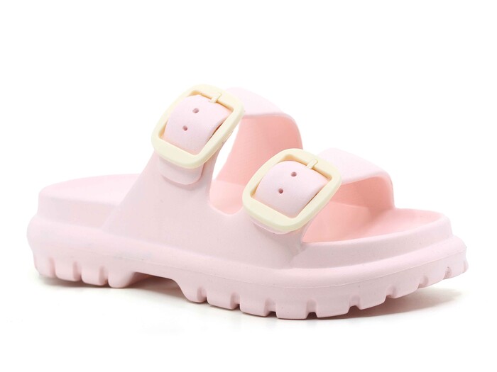 Sonimix Zenne EZ0173.01 Çift Tokalı Lux Eva Terlik Soft Pudra