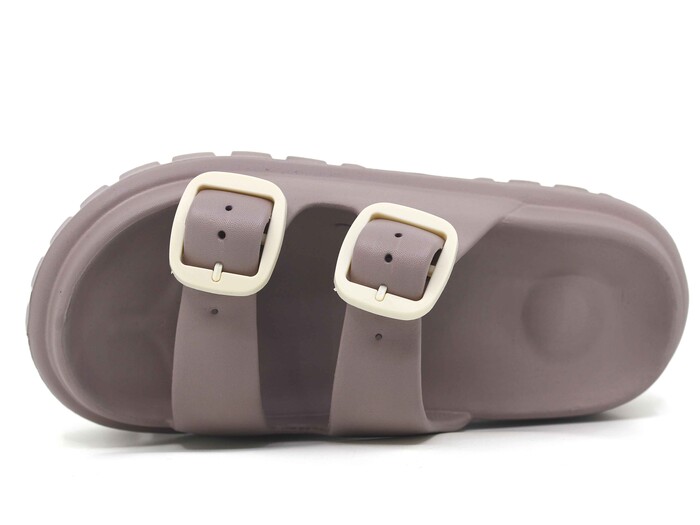 Sonimix Zenne EZ0173.01 Çift Tokalı Lux Eva Terlik Vizon - Sonimix (1)