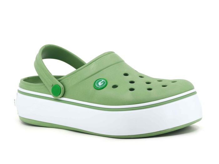 Soylu Filet 813G Gabi Kutulu Sargılı Cross Terlik Yeşil - Soylu