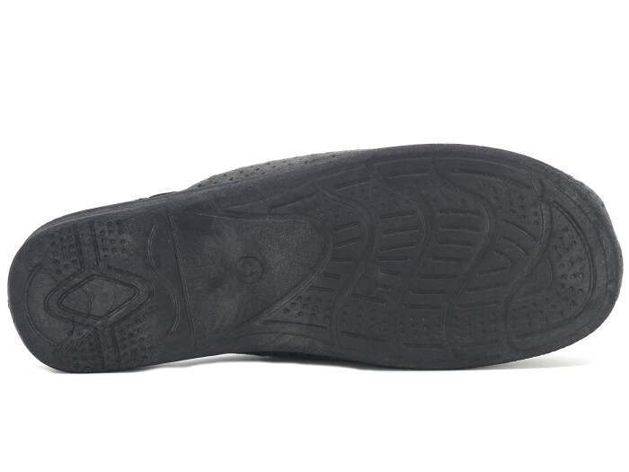 Soylu Merdane 2022 Kışlık PVC Ev Terliği Füme - 3