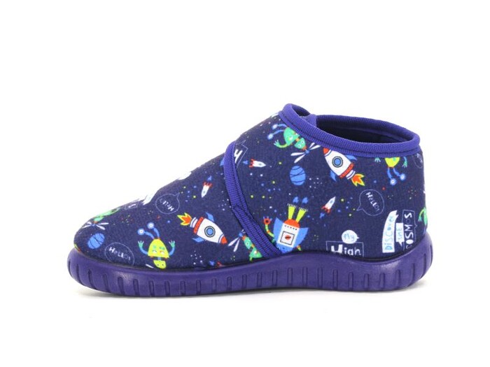 Soylu Patik PNS03 Cırtlı Panduf Lacivert - Soylu (1)