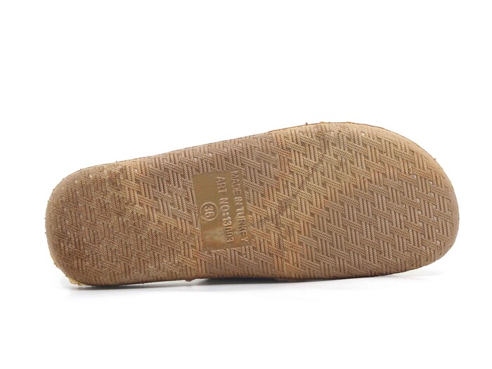Soylu Zenne 003 PVC Poşetli Kaydırmaz Terlik Bronz