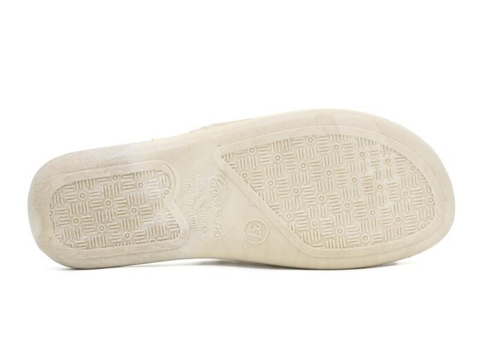 Soylu Zenne 008 PVC Poşetli Kaydırmaz Terlik Bej - 3