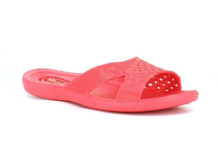 Soylu Zenne 008 PVC Poşetli Kaydırmaz Terlik Nar Çiçeği - 1