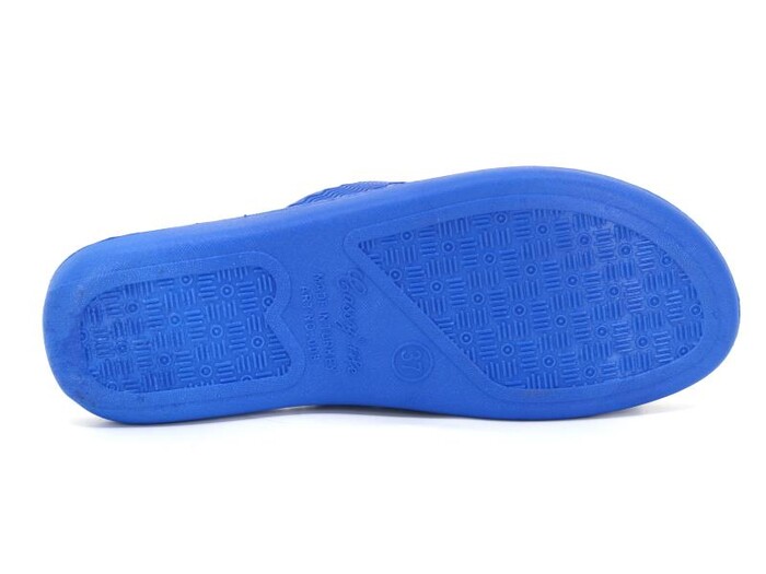Soylu Zenne 008 PVC Poşetli Kaydırmaz Terlik Saks Mavi - 3