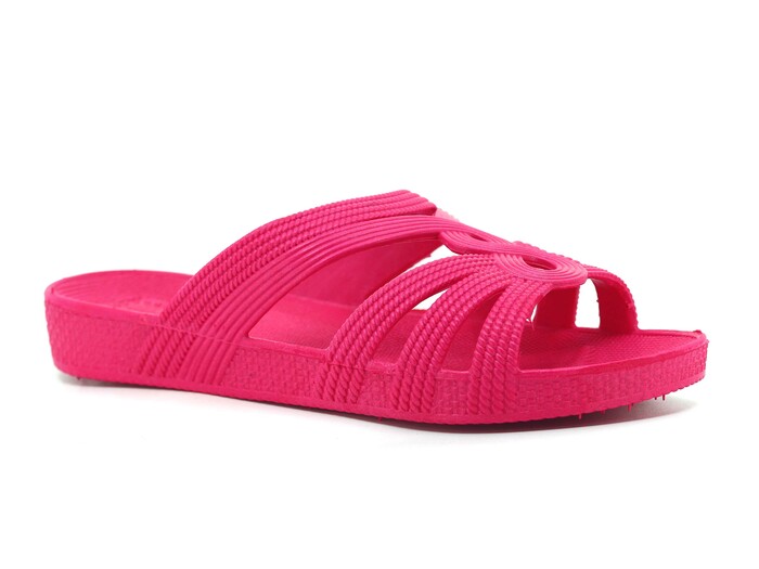 Soylu Zenne 024 PVC Poşetli Kaydırmaz Terlik Fuşya - Soylu