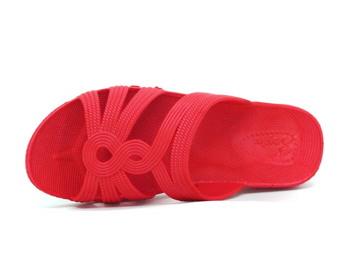 Soylu Zenne 024 PVC Poşetli Kaydırmaz Terlik Kırmızı - 2