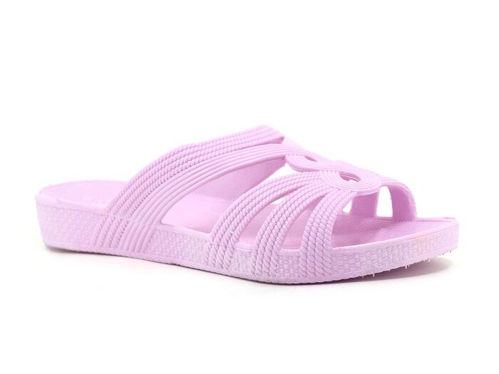 Soylu Zenne 024 PVC Poşetli Kaydırmaz Terlik Lila - Soylu