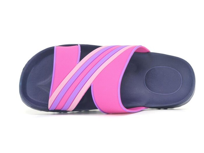 Soylu Zenne 15471 Çapraz Geçmeli Poşetli Lux Eva Terlik Fuşya - Pudra - Lila - Soylu (1)