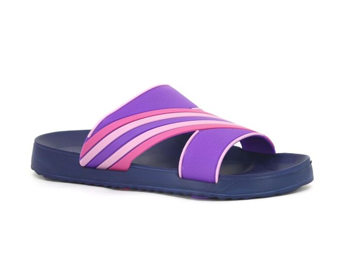 Soylu Zenne 15471 Çapraz Geçmeli Poşetli Lux Eva Terlik Mor - Pudra - Fuşya - Soylu