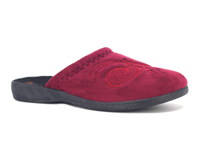 Soylu Zenne 2022 Kışlık PVC Ev Terliği Bordo - Soylu