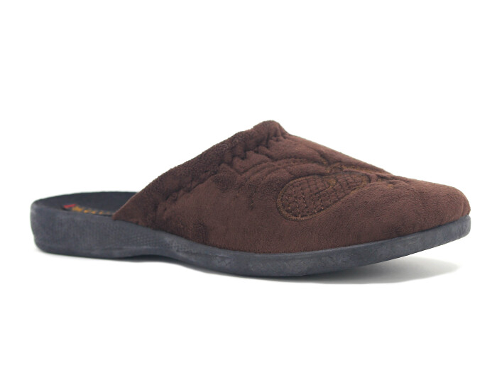 Soylu Zenne 2022 Kışlık PVC Ev Terliği Kahve - Soylu