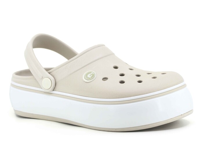 Soylu Zenne 812G Gabi Kutulu Sargılı Cross Terlik Bej - Soylu