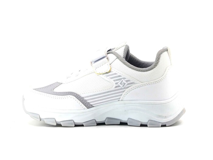 Spido Filet 013 Cilt Spor Ayakkabı Beyaz - Gümüş
