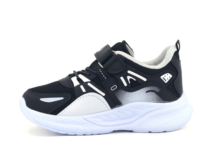 Spido Filet 015 Cırtlı Anorak Spor Ayakkabı Siyah - Beyaz - Spido (1)