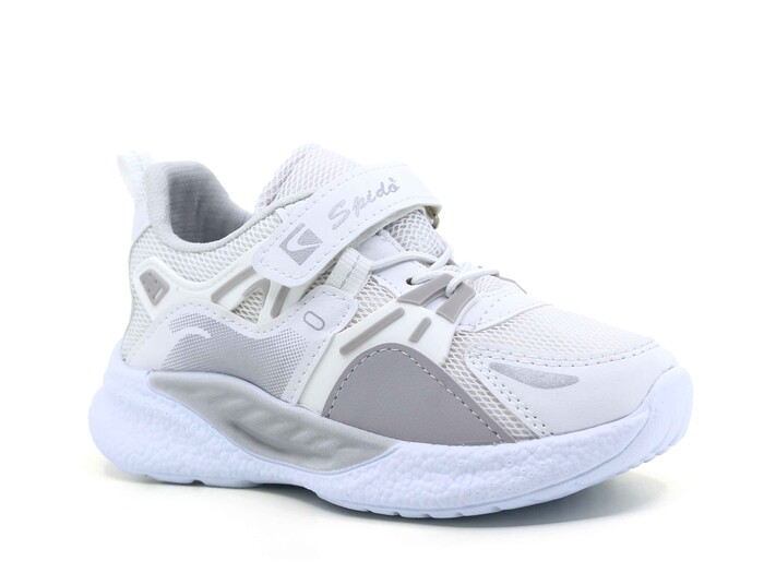 Spido Filet 015 Cırtlı Anorak Spor Ayakkabı Beyaz - Gümüş - Spido