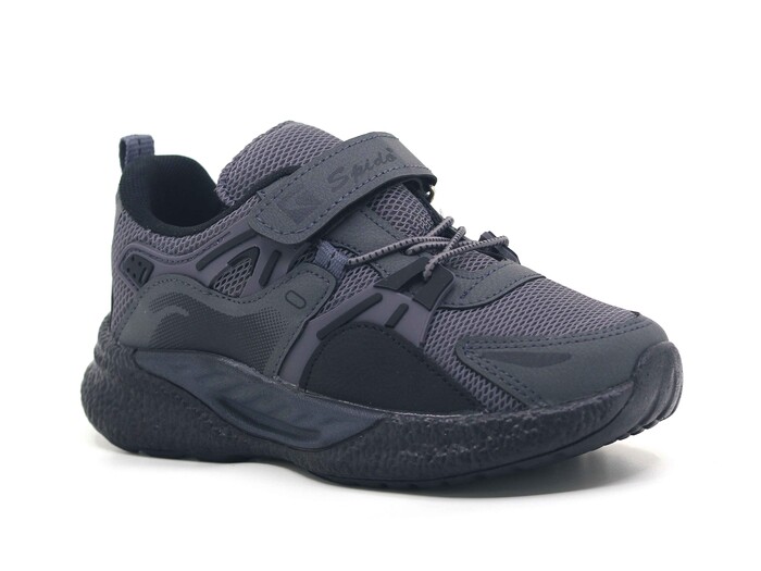 Spido Filet 015 Cırtlı Anorak Spor Ayakkabı Füme - Siyah - Spido