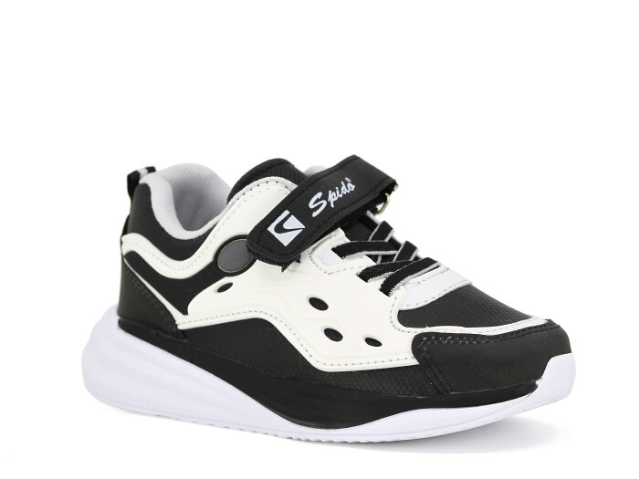 Spido Filet 019 Cilt Spor Ayakkabı Siyah - Beyaz 