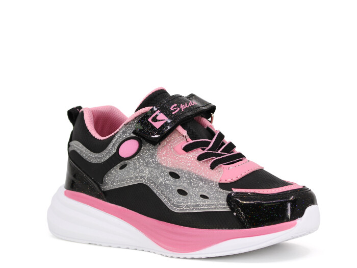 Spido Filet 019 Cilt Spor Ayakkabı Siyah - Pembe - Spido