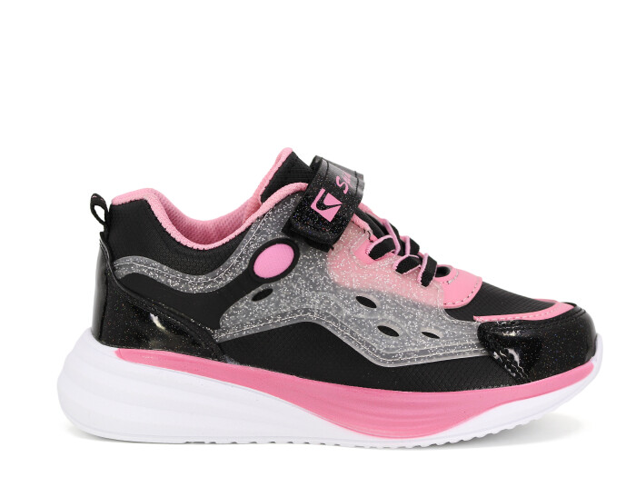 Spido Filet 019 Cilt Spor Ayakkabı Siyah - Pembe - 3