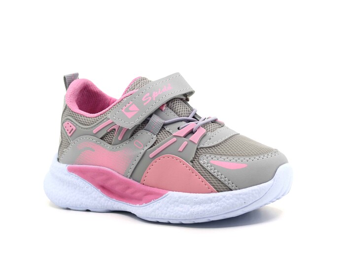 Spido Patik 015 Cırtlı Anorak Spor Ayakkabı Buz - Pembe - Spido