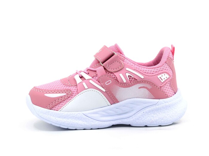 Spido Patik 015 Cırtlı Anorak Spor Ayakkabı Pembe - Beyaz - Spido (1)