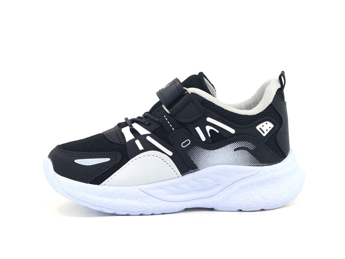 Spido Patik 015 Cırtlı Anorak Spor Ayakkabı Siyah - Beyaz - Spido (1)