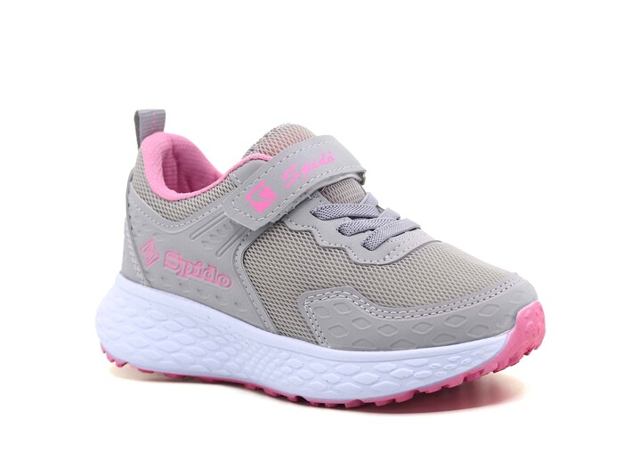 Spido Patik 016 Cırtlı Anorak Spor Ayakkabı Buz - Pembe - Spido